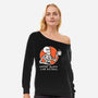 Coffee Black Like My Soul-womens off shoulder sweatshirt-doodletoots