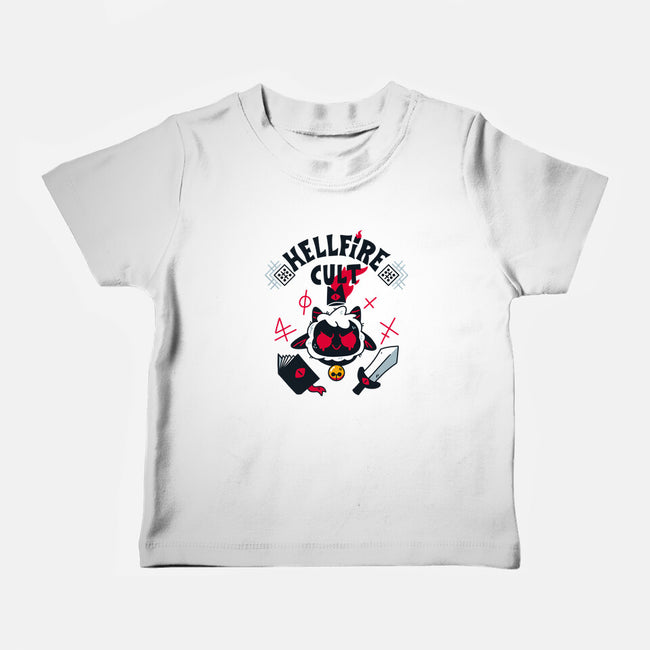 Hellfire Cult-baby basic tee-theteenosaur