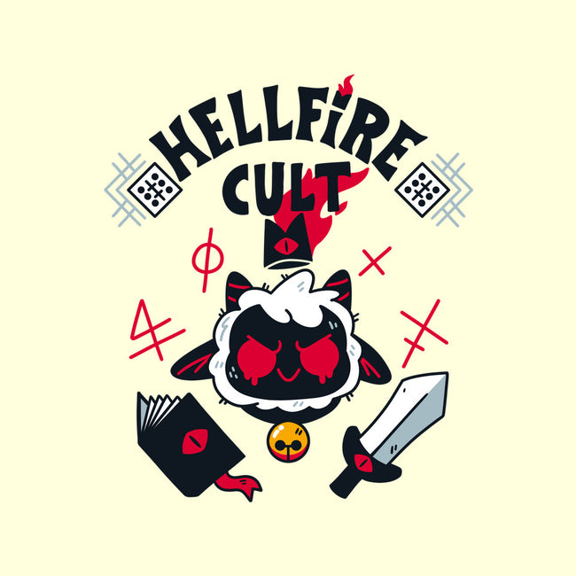 Hellfire Cult-none removable cover w insert throw pillow-theteenosaur