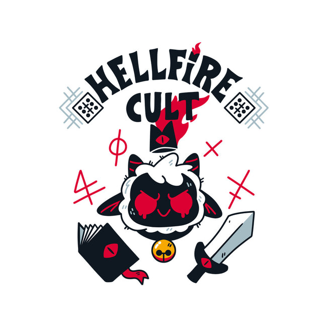 Hellfire Cult-none removable cover w insert throw pillow-theteenosaur
