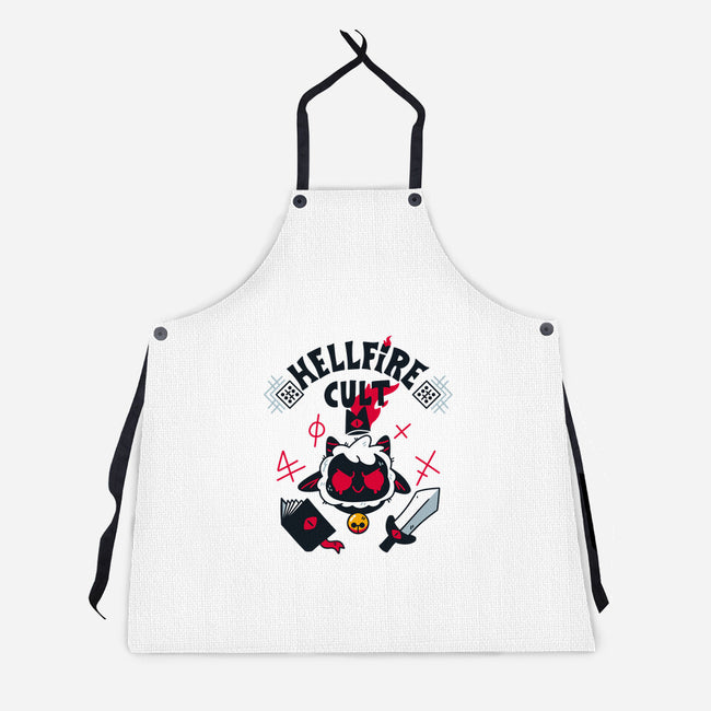 Hellfire Cult-unisex kitchen apron-theteenosaur
