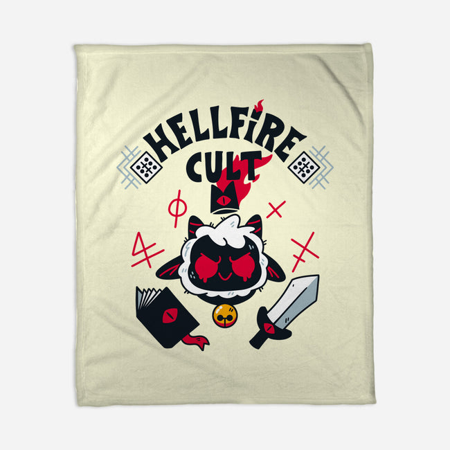 Hellfire Cult-none fleece blanket-theteenosaur