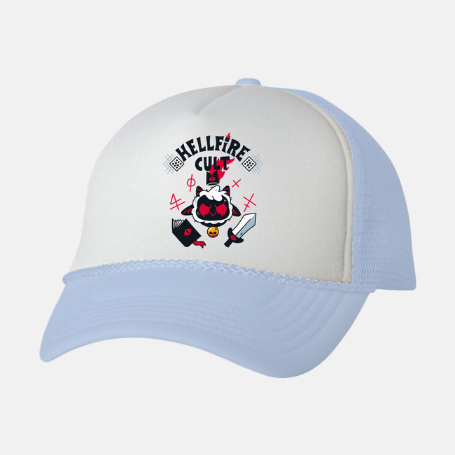 Hellfire Cult-unisex trucker hat-theteenosaur