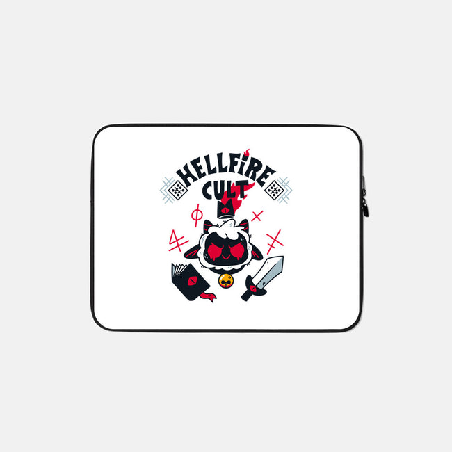Hellfire Cult-none zippered laptop sleeve-theteenosaur