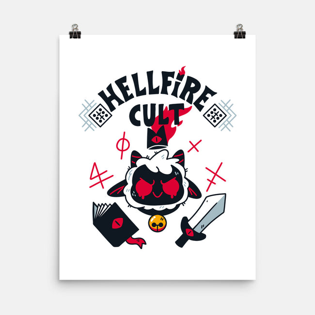 Hellfire Cult-none matte poster-theteenosaur