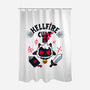 Hellfire Cult-none polyester shower curtain-theteenosaur