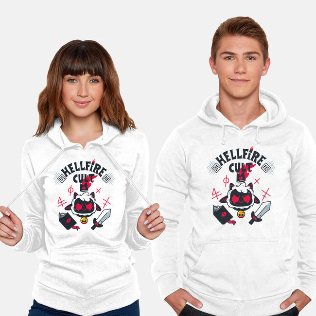 Hellfire Cult-unisex pullover sweatshirt-theteenosaur
