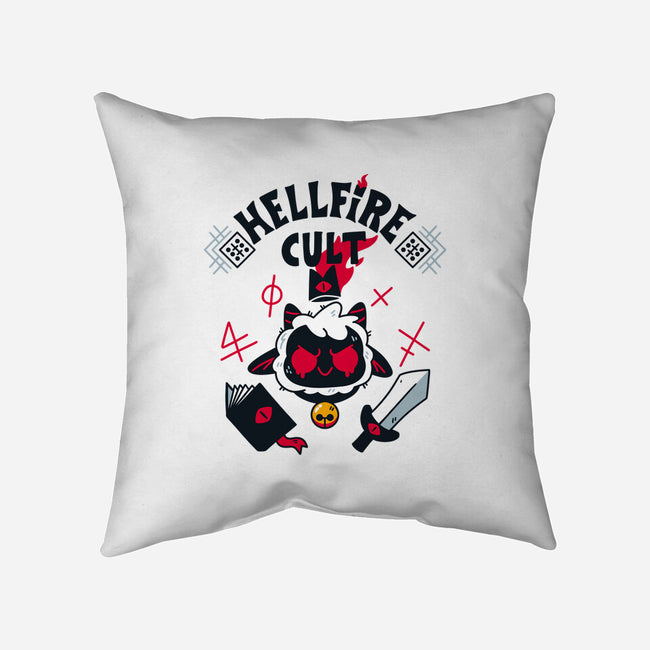 Hellfire Cult-none removable cover throw pillow-theteenosaur