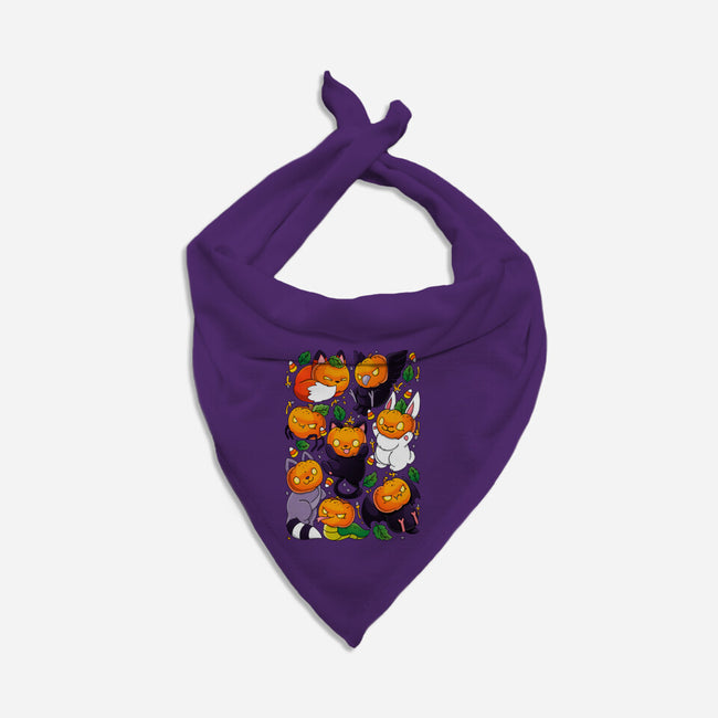 Pumpkin Animals-cat bandana pet collar-Vallina84