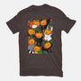 Pumpkin Animals-womens basic tee-Vallina84