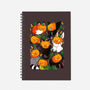 Pumpkin Animals-none dot grid notebook-Vallina84