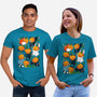 Pumpkin Animals-unisex basic tee-Vallina84