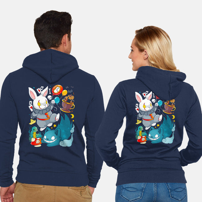 Horror Wonder-unisex zip-up sweatshirt-Vallina84