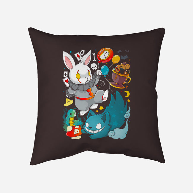 Horror Wonder-none removable cover w insert throw pillow-Vallina84