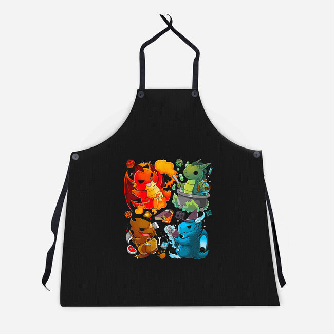 Dragon Role Play-unisex kitchen apron-Vallina84