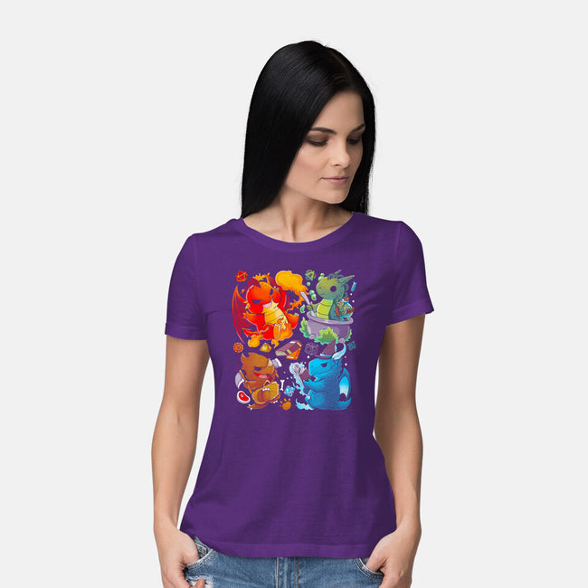 Dragon Role Play-womens basic tee-Vallina84