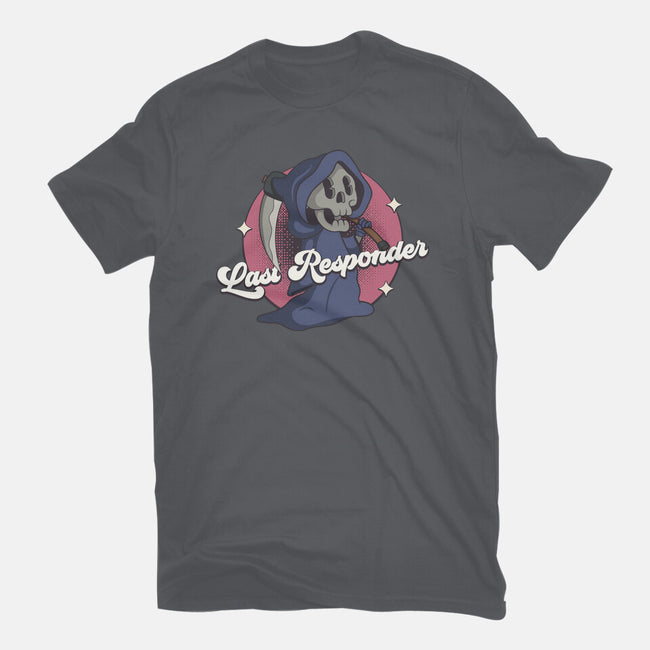 Last Responder-womens fitted tee-RoboMega