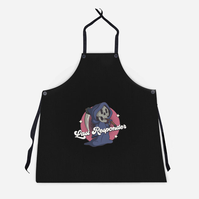 Last Responder-unisex kitchen apron-RoboMega