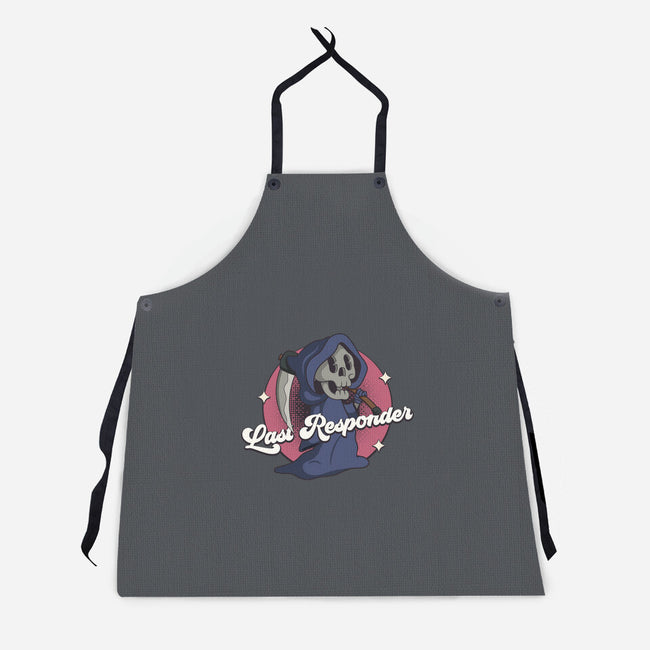Last Responder-unisex kitchen apron-RoboMega