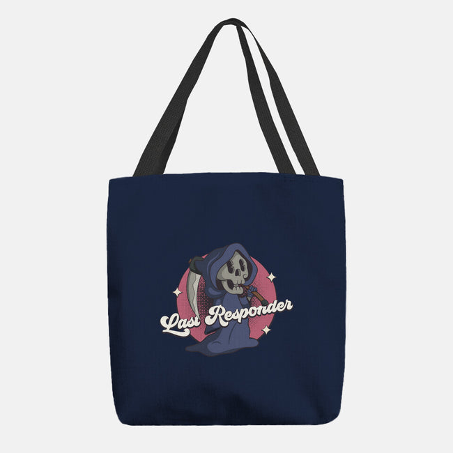 Last Responder-none basic tote bag-RoboMega