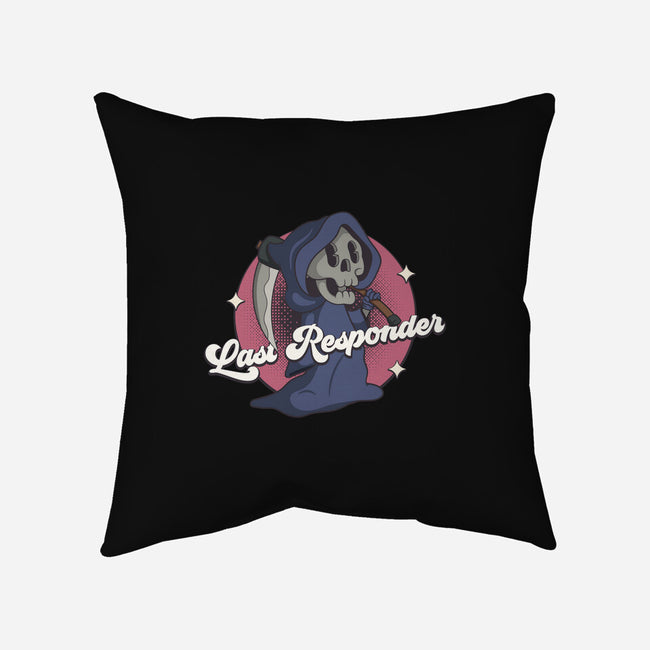 Last Responder-none removable cover w insert throw pillow-RoboMega