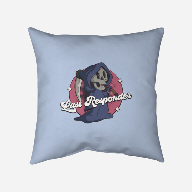 Last Responder-none removable cover w insert throw pillow-RoboMega