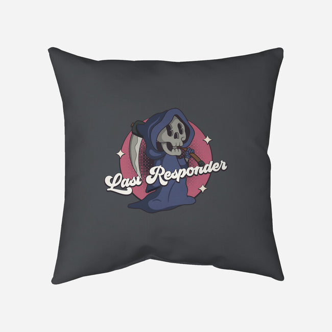 Last Responder-none removable cover w insert throw pillow-RoboMega
