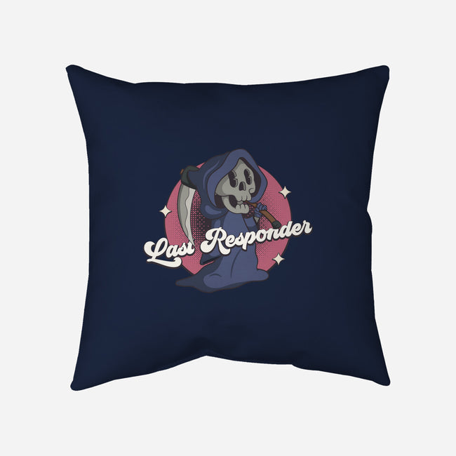 Last Responder-none removable cover w insert throw pillow-RoboMega
