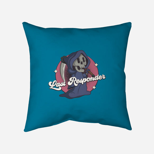 Last Responder-none removable cover w insert throw pillow-RoboMega