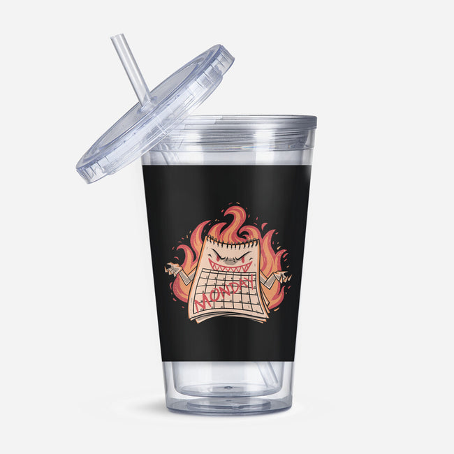 Here Comes Monday-none acrylic tumbler drinkware-eduely