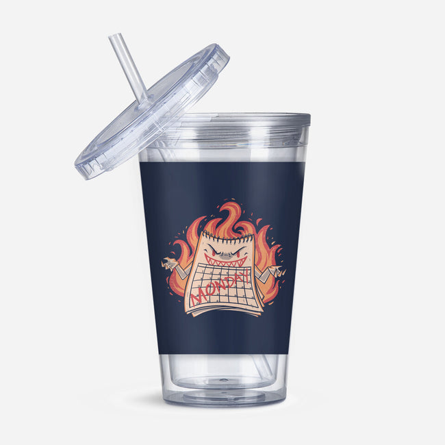 Here Comes Monday-none acrylic tumbler drinkware-eduely