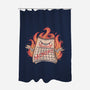 Here Comes Monday-none polyester shower curtain-eduely