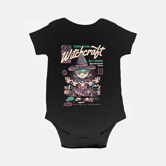 Time For Witchcraft-baby basic onesie-eduely