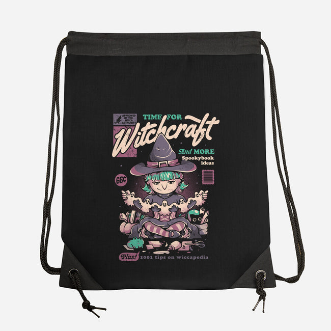 Time For Witchcraft-none drawstring bag-eduely