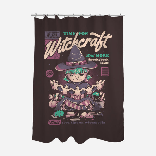 Time For Witchcraft-none polyester shower curtain-eduely