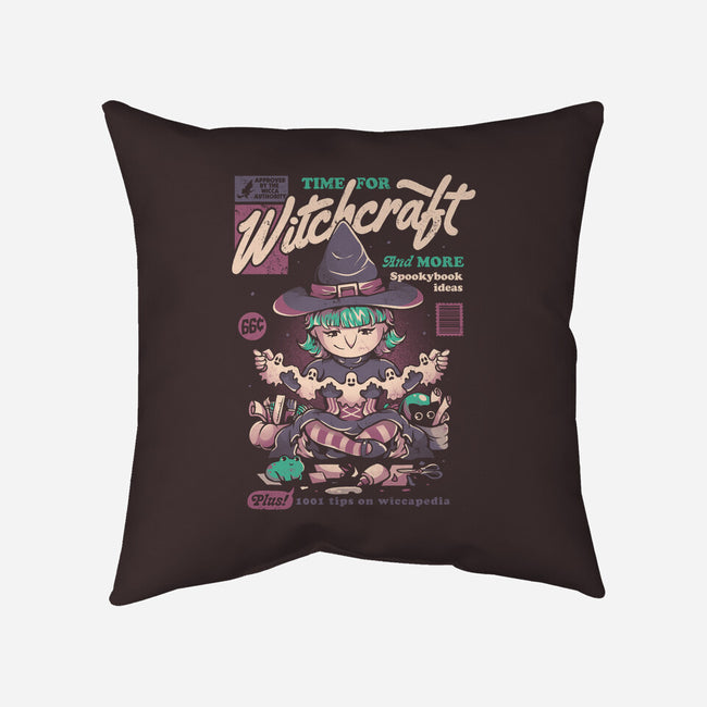 Time For Witchcraft-none removable cover w insert throw pillow-eduely