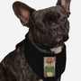 Catana And The Big Frog-dog bandana pet collar-vp021