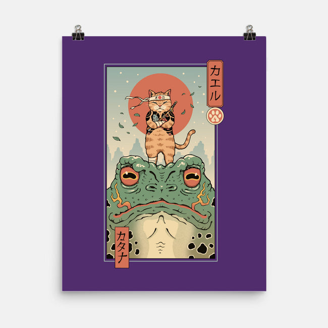 Catana And The Big Frog-none matte poster-vp021