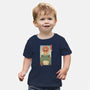 Catana And The Big Frog-baby basic tee-vp021