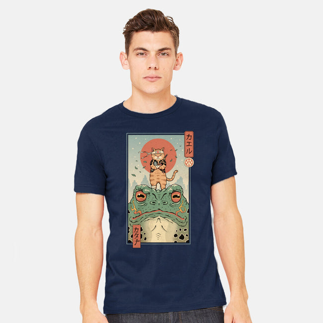Catana And The Big Frog-mens heavyweight tee-vp021
