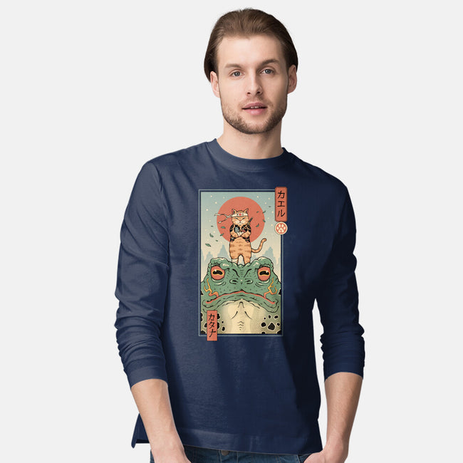 Catana And The Big Frog-mens long sleeved tee-vp021