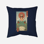 Catana And The Big Frog-none removable cover w insert throw pillow-vp021