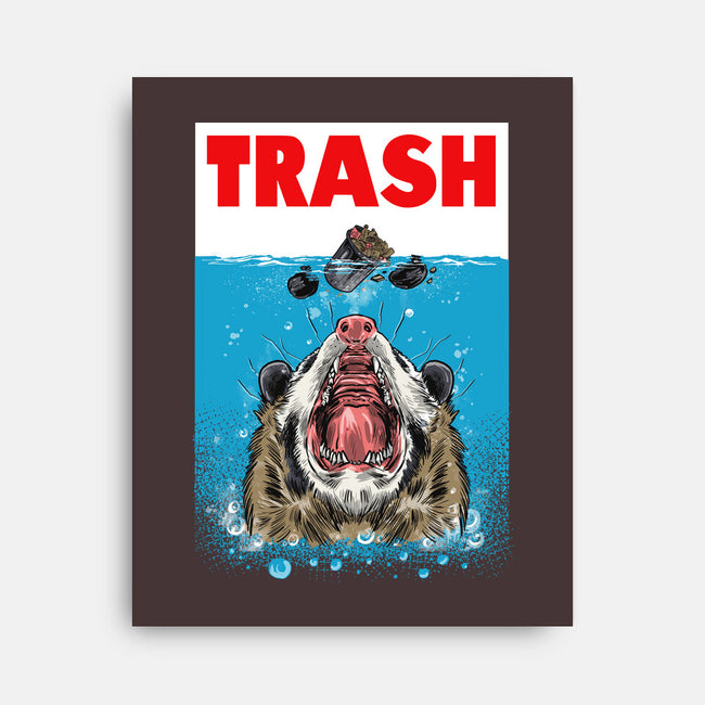 Trash-none stretched canvas-zascanauta