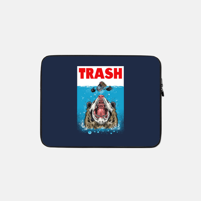 Trash-none zippered laptop sleeve-zascanauta