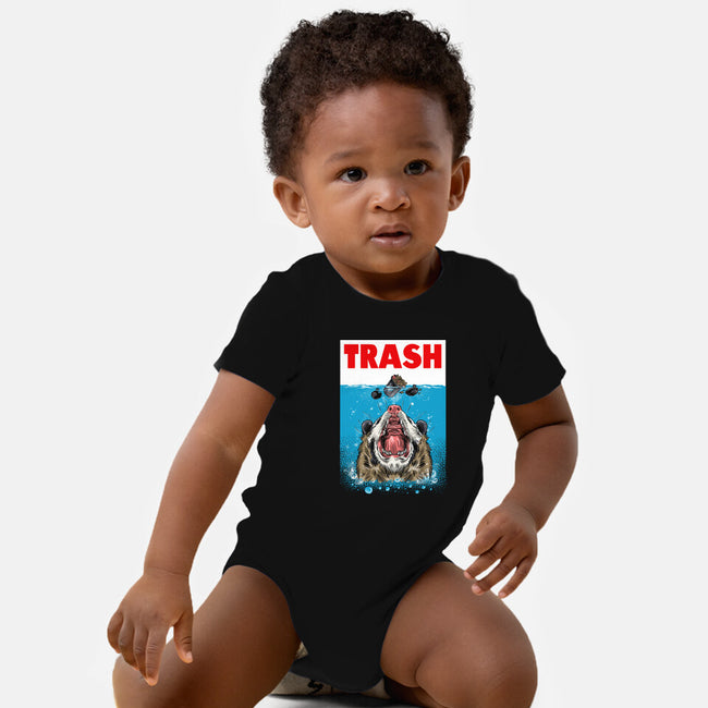 Trash-baby basic onesie-zascanauta