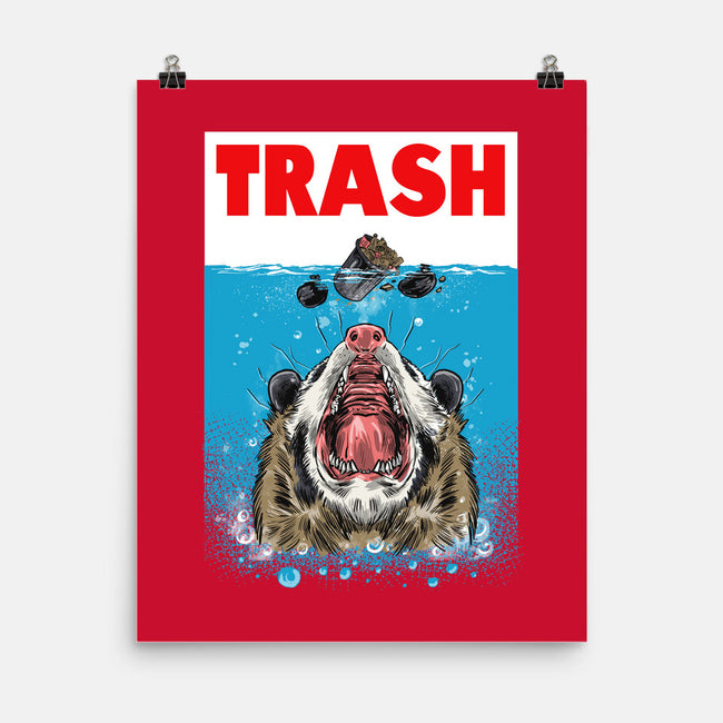 Trash-none matte poster-zascanauta