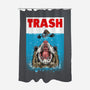 Trash-none polyester shower curtain-zascanauta