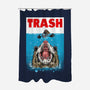 Trash-none polyester shower curtain-zascanauta