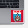 Trash-none glossy sticker-zascanauta