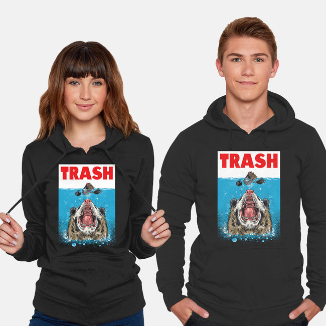 Trash-unisex pullover sweatshirt-zascanauta